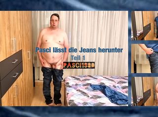 Bekleidet mit Jeanshosen und lüsternen Gedanken, stehe ich vor dir. Von der Lust besessen, greife ich mir zwischen die Beine, packe meinen Pimmel aus und beginne ihn mit meinen Händen zu bearbeiten. Ich knete ihn, klatsche ihn auf meine Hand und wichse ihn ganz schön heftig, um in geile Stimmung zu kommen. Als Nächstes ziehe ich mein T-Shirt aus. Nun wichse ein wenig weiter, bis ich die Jeans herunterlasse und meinen Schwanz völlig nackt bis zum Abspritzen weiter bearbeite. 
Möchtest du wissen, wie es mit mir, in diesem Privatvideo weiter geht? Dann gönne dir eine Auszeit! Schnapp es dir jetzt gleich! Lehne dich entspannt zurück und sehe es dir in aller Ruhe an! Werde geil davon und schliesse dich mir an, indem du es dir ebenfalls machst!