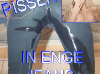 Vorschaubild vom Privatporno mit dem Titel "PISSEN IN ENGE JEANS"