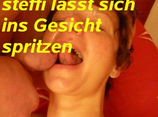 Vorschaubild vom Privatporno mit dem Titel "steffi s erste Gesichtsbesamung"