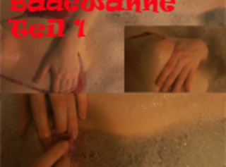 Vorschaubild vom Privatporno mit dem Titel "Badewanne Teil 1 Spielen im roten Bikini"
